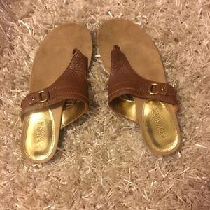 Ralph Lauren Leather Thong Sandals
